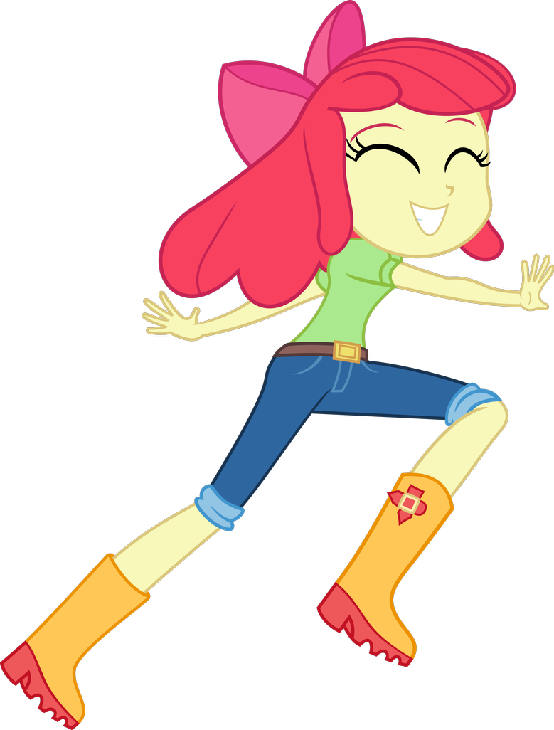 1780832 - dead source, safe, artist:steyrrdash, banned from derpibooru,  deleted from derpibooru, derpibooru import, apple bloom, equestria girls,  equestria girls series, holidays unwrapped, spoiler:eqg series (season 2),  boots, bow, eyes closed, female,