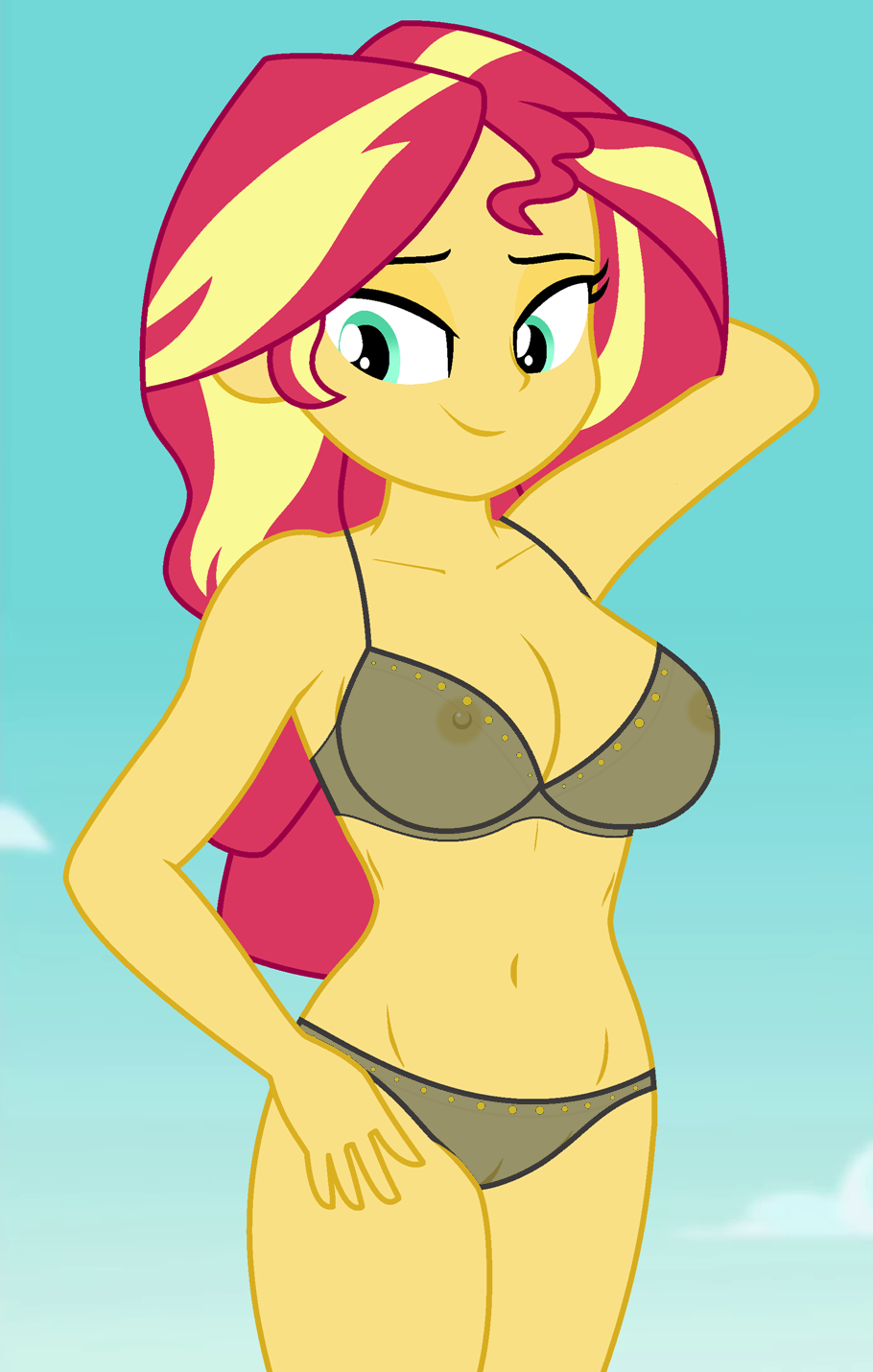 Sunset shimmer hot