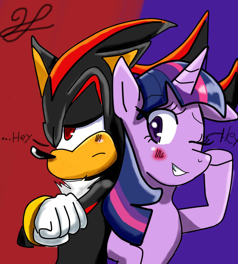 shadow the hedgehog (sonic) drawn by iyo_(1eavethebus)