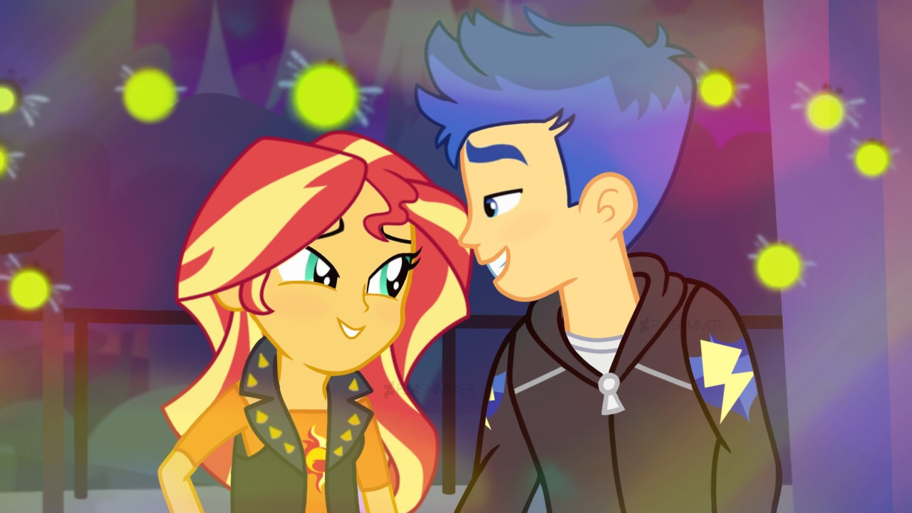 2042180 - safe, artist:azaleasdolls, editor:jdueler11, character:flash  sentry, character:sunset shimmer, species:pony, my little pony:equestria  girls, crossover, female, flashimmer, male, mermaid, mermaid maker, mermaid  tail, mermaidized, merman