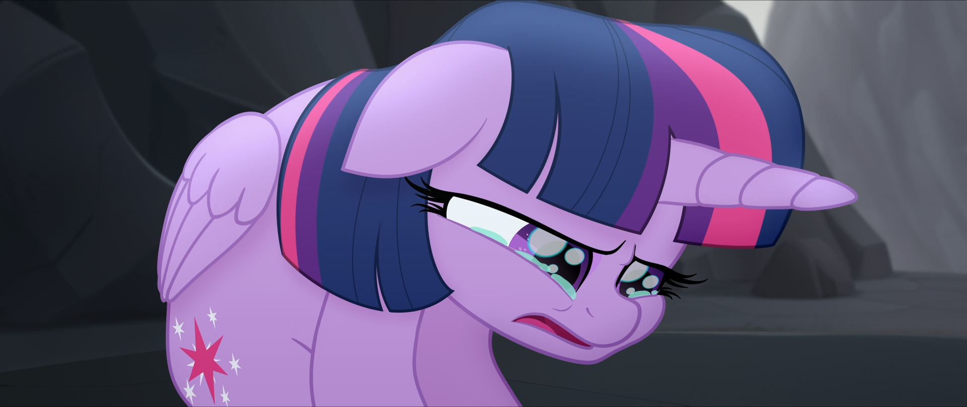 2010959 - alicorn, crying, derpibooru import, despair, female, mare, my  little pony: the movie, sad, safe, screencap, solo, twilight sparkle,  twilight sparkle (alicorn) - Twibooru