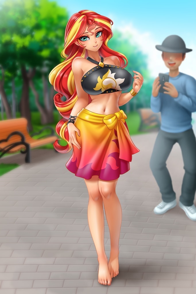 Sunset Shimmer as an Anime Character  My Little Pony  Equestria  Girls  YouTube