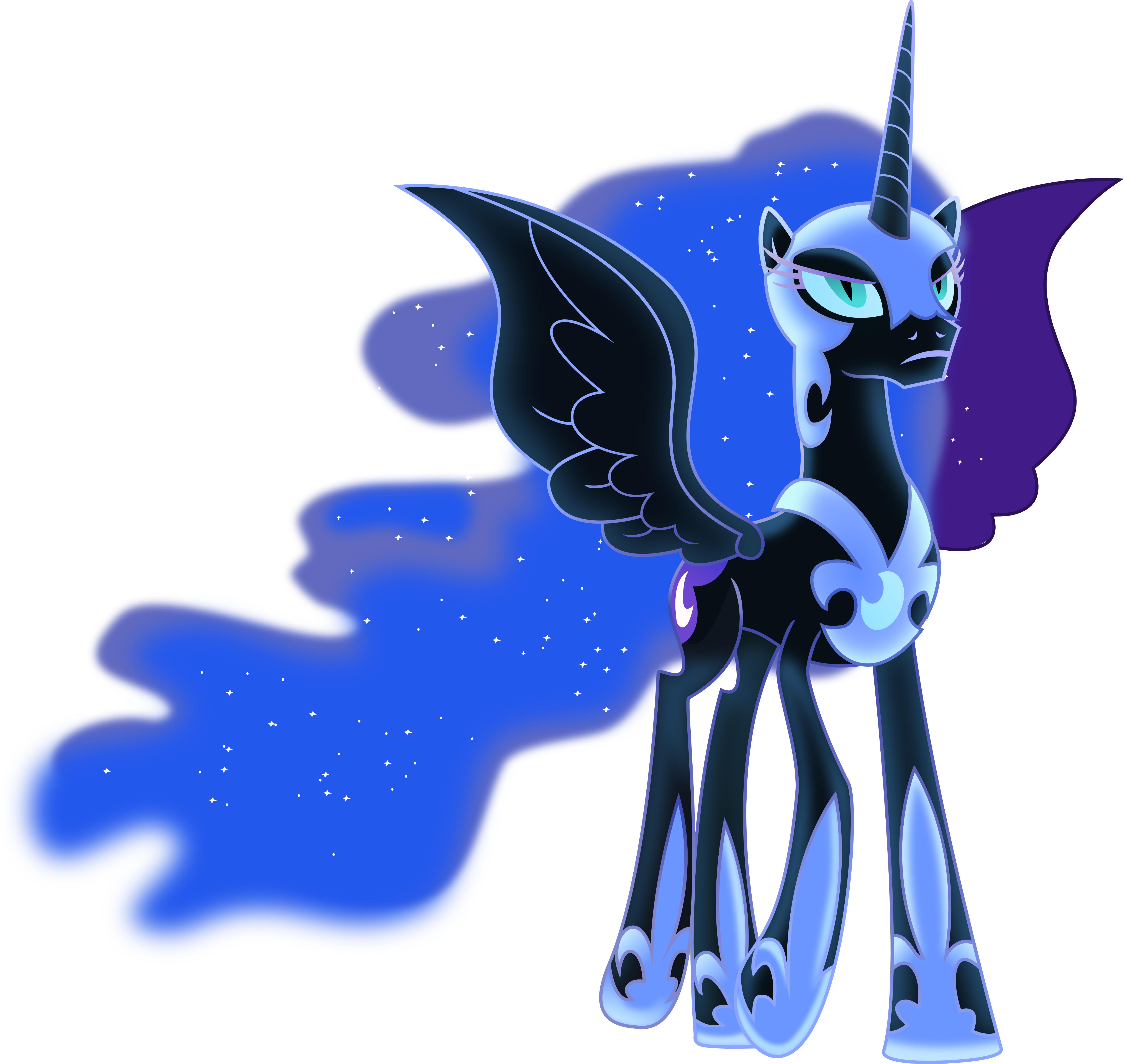 nightmare moon vector