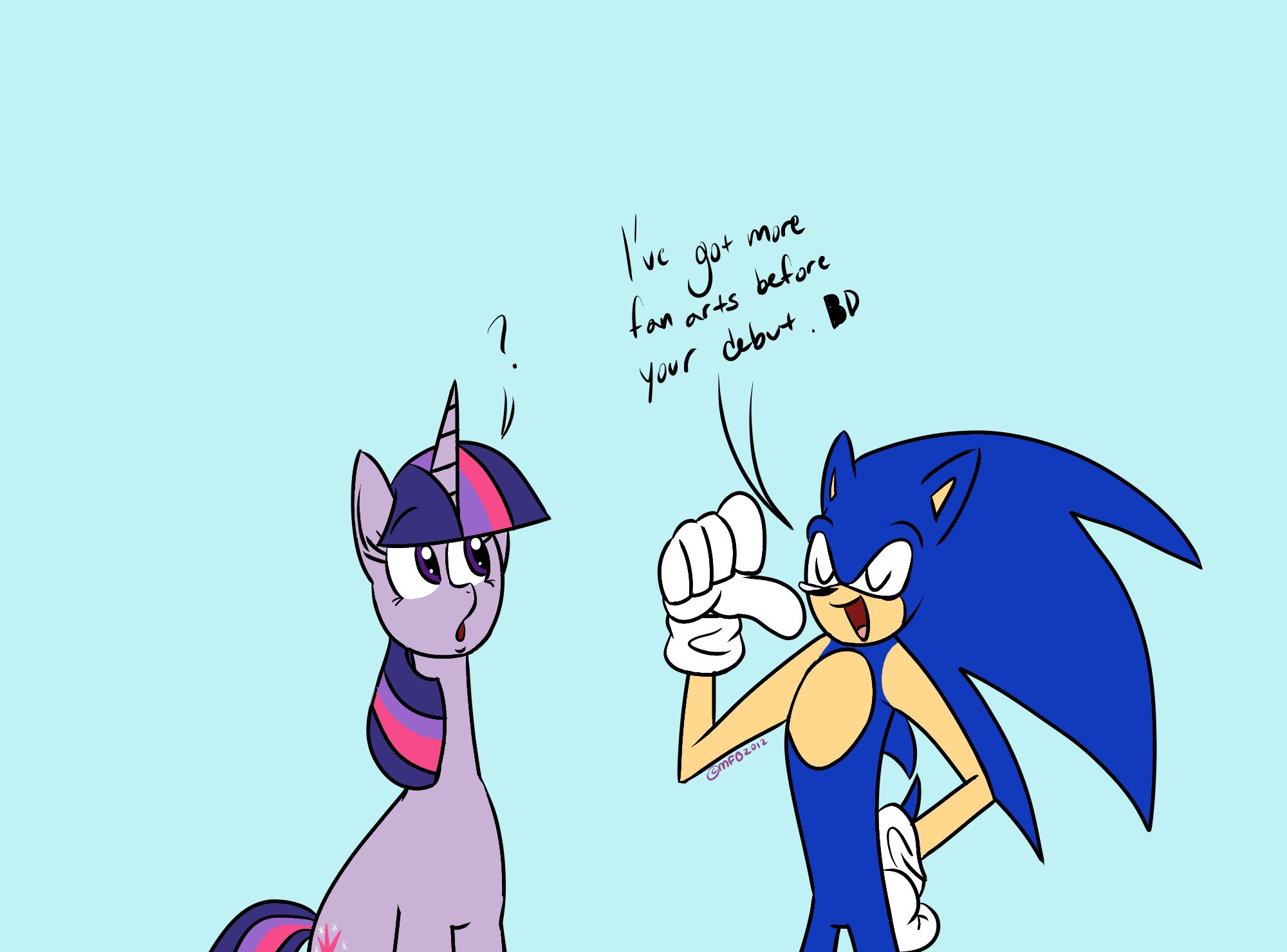 sonic and twilight sparkle kissing