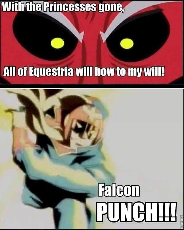 Safe Banned From Derpibooru Deleted From Derpibooru Derpibooru Import Lord Tirek Twilight S Kingdom Anime Captain Falcon Exploitable Meme Falcon Punch F Zero Meme Nintendo Tirek Is Doomed Tirek Vs Everyone Meme