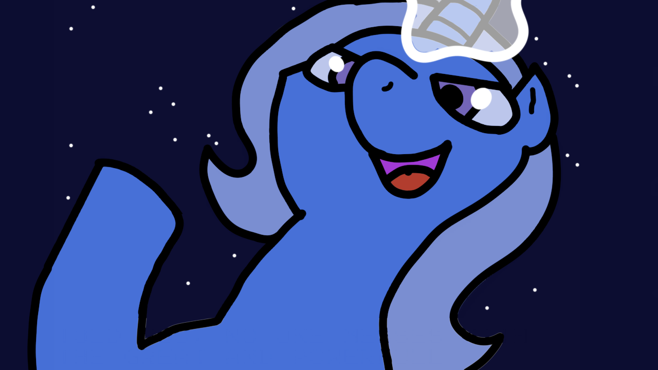 2257234 - safe, artist:richartspark, derpibooru import, trixie, unicorn,  banned from equestria daily, female, hd, night, solo - Twibooru