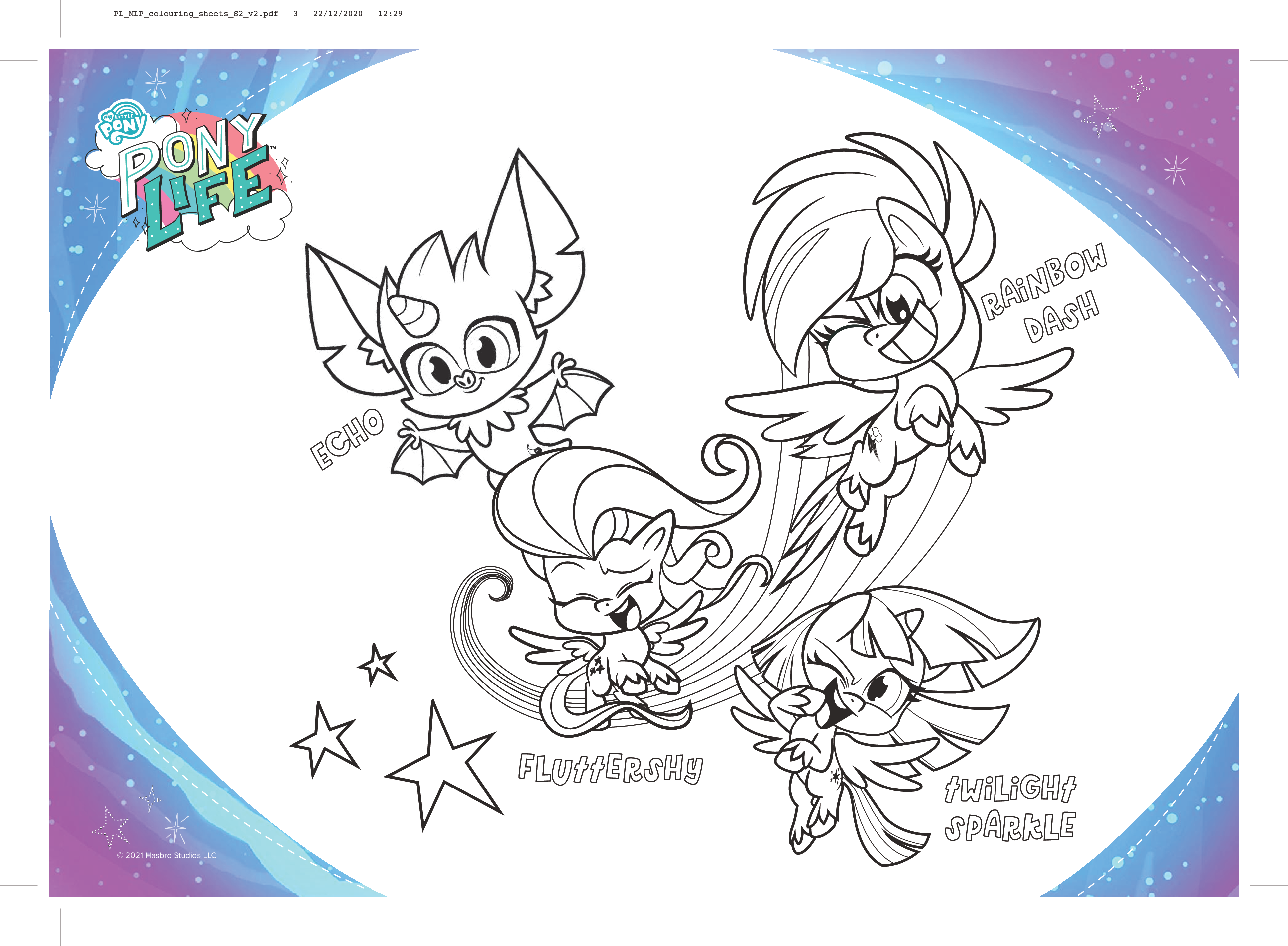 fluttershy and rainbow dash coloring page