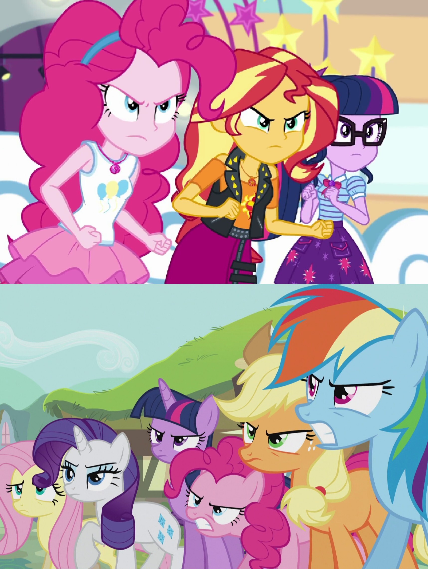 2329377 Safe Derpibooru Import Applejack Fluttershy Pinkie Pie Rainbow Dash Rarity Sci 1723