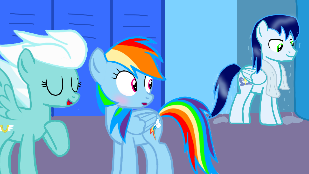 2783616 - safe, artist:mlplary6, rainbow dash, soarin', oc, oc