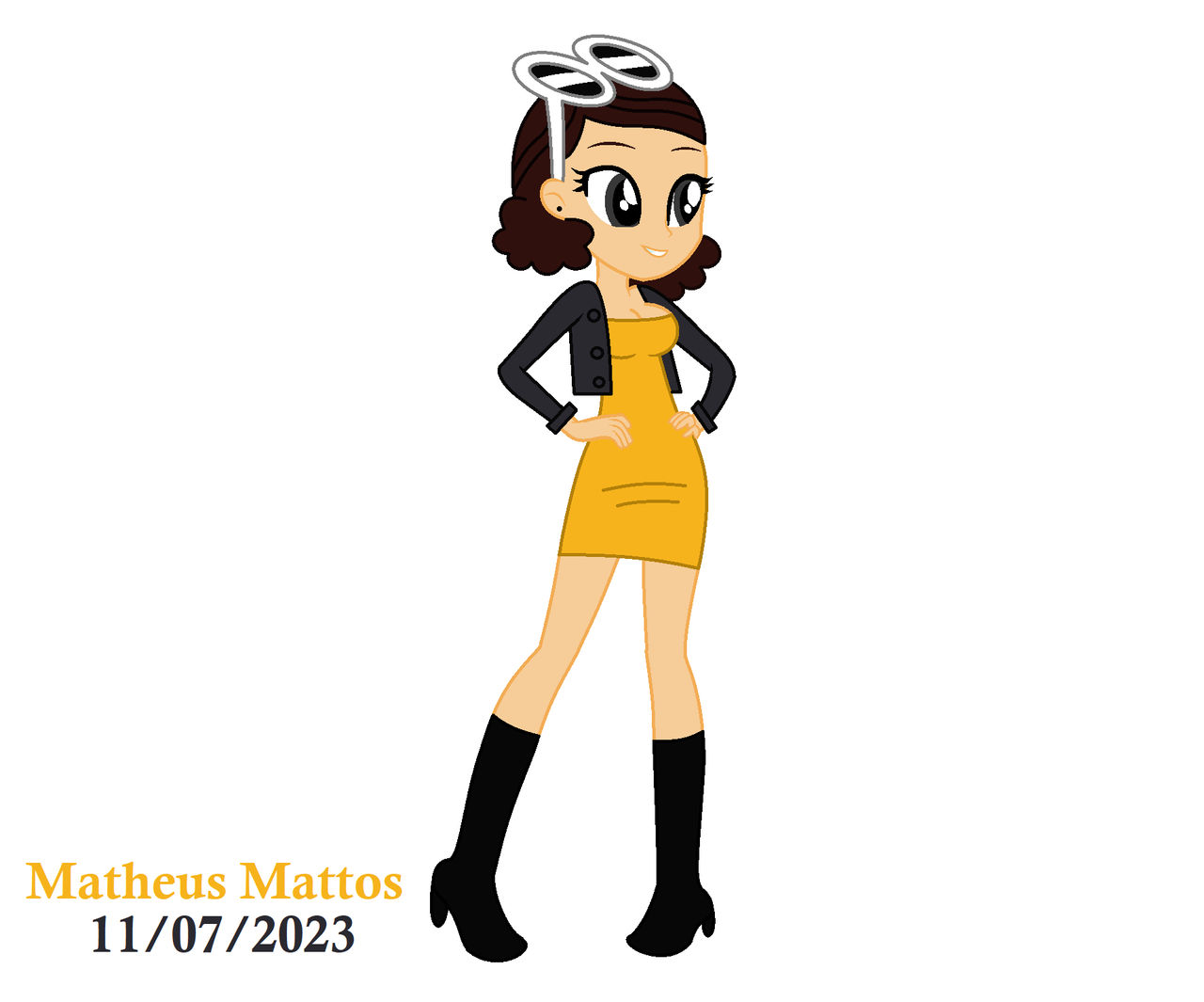 3092849 - safe, artist:matheusmattos75, derpibooru import, human, equestria  girls, image, jpeg, solo, the loud house, thicc qt - Twibooru